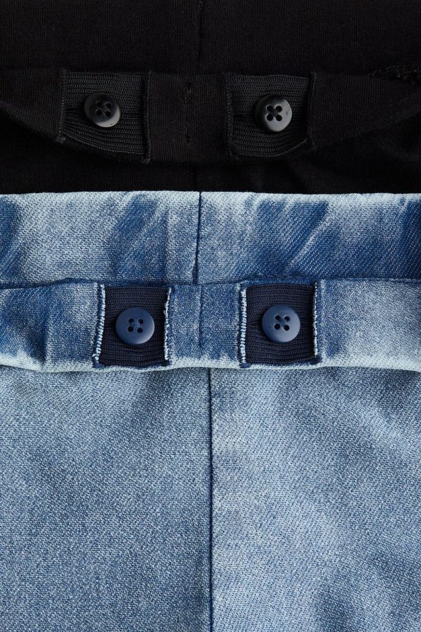 H&M 2-Pack Wide Leg Jeggings
