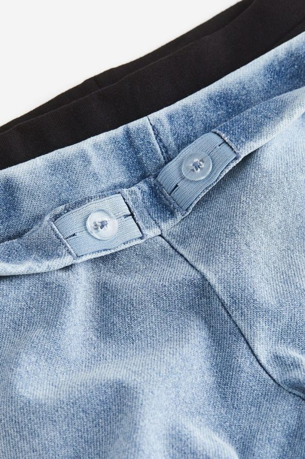 H&M 2-Pack Wide Leg Jeggings