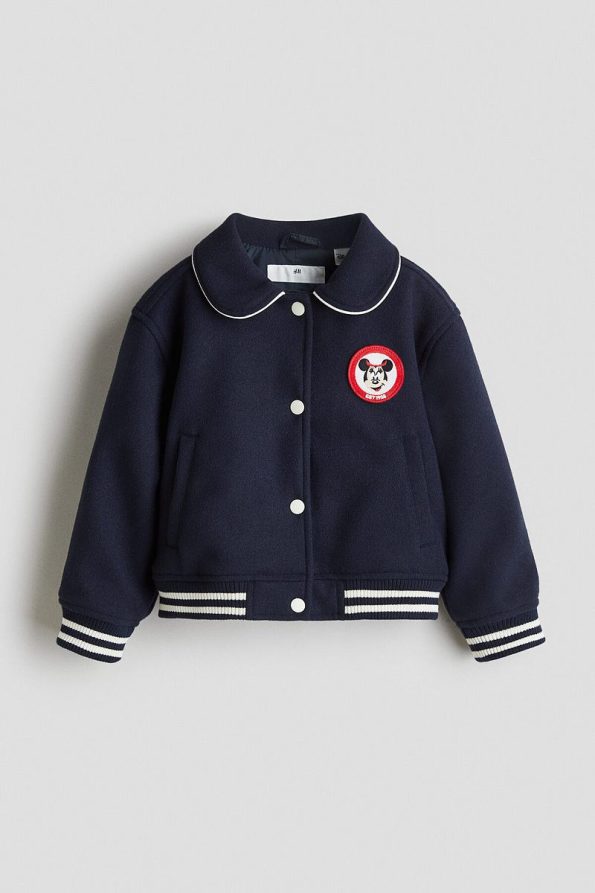 H&M Felt Baseball Jacket