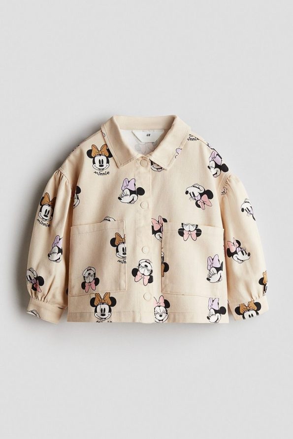 H&M Printed Gabardine Jacket