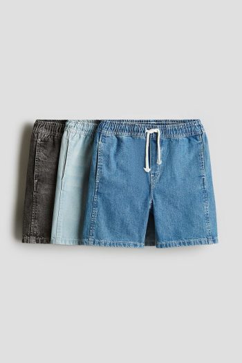 H&M Set of 3 Denim Shorts