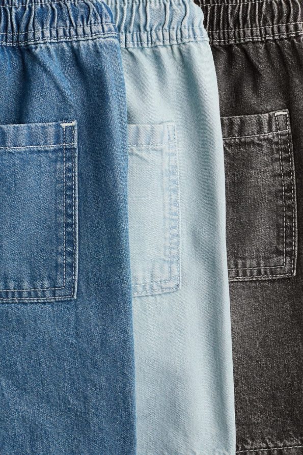 H&M Set of 3 Denim Shorts