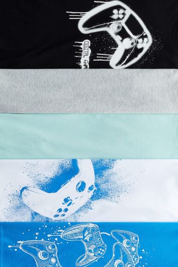 H&M Pack of 5 Cotton T-Shirts