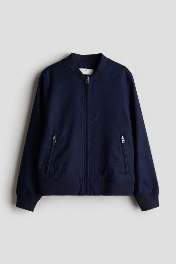 H&M Linen Blend Pilot Jacket
