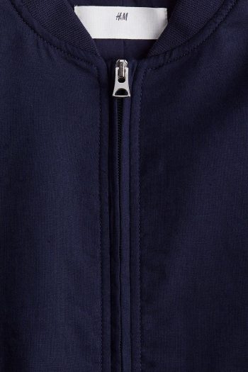 H&M Linen Blend Pilot Jacket