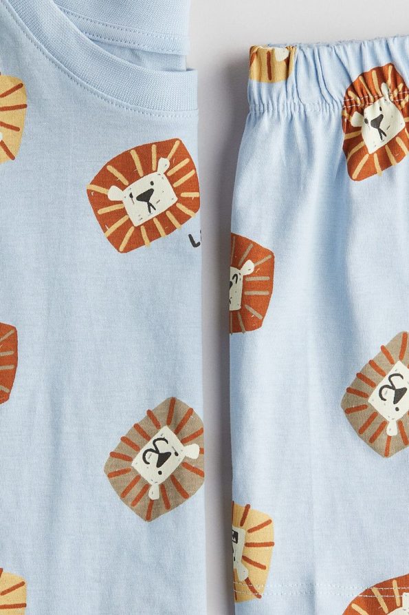 H&M Printed Jersey Pajama Set