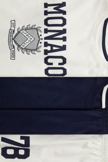 H&M 2-Piece T-Shirt and Shorts Pajama Set