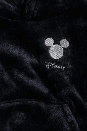 H&M Printed Fleece Hooded Top