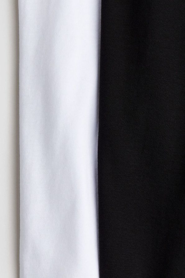 H&M 2-Pack Cotton Turtleneck Tops