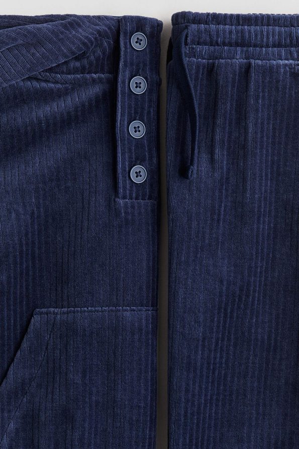 H&M 2-Piece Ribbed Velvet Set