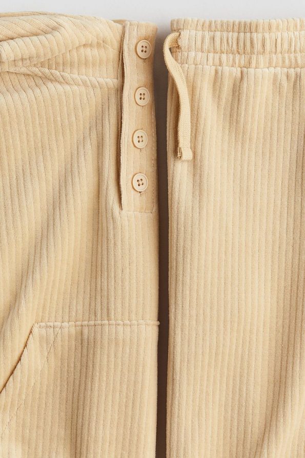H&M 2-Piece Ribbed Velour Set
