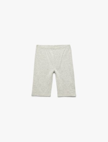 Girls' Cotton Elastic Waistband 3-Pack Basic Shorts Set