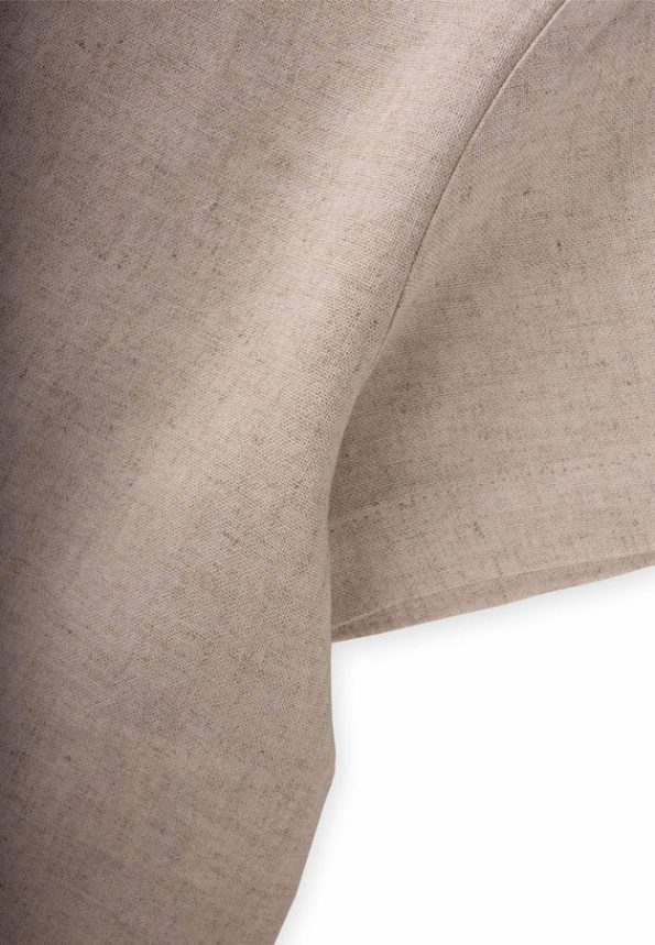 Half Button Linen Blouse 2-7 Years Natural