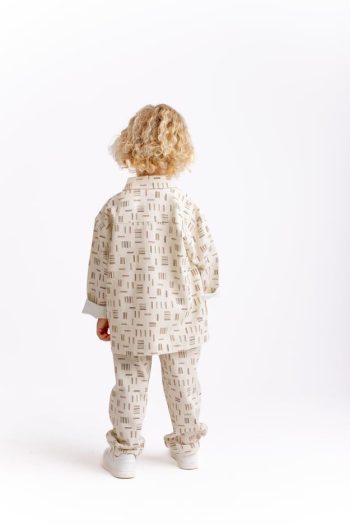 Striped Gabardine Jacket for Ages 2-7