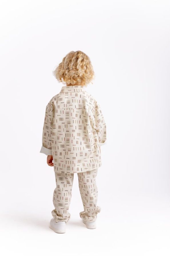 Striped Gabardine Jacket for Ages 2-7