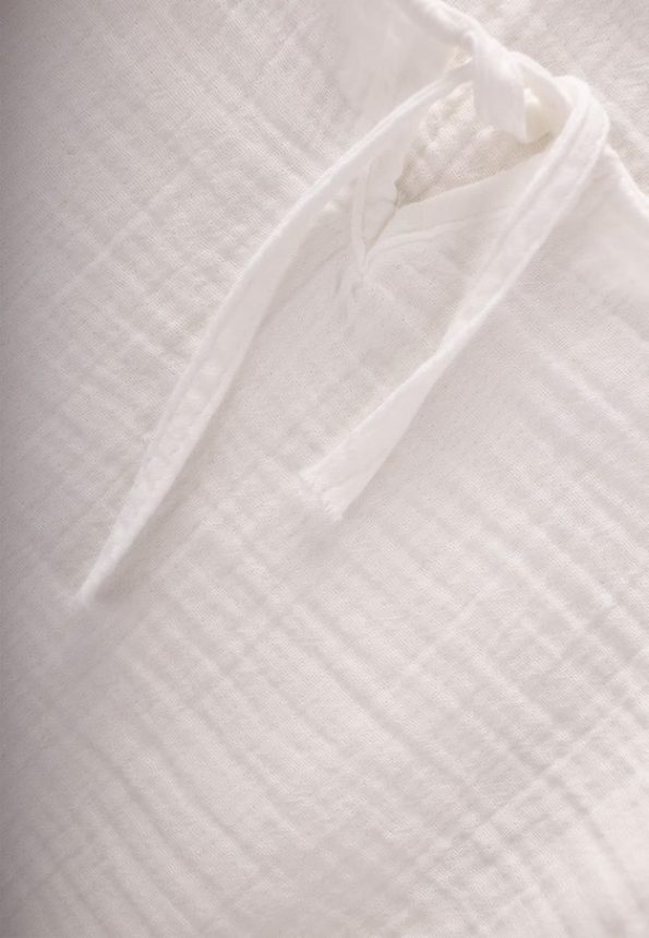 Loose Pants Muslin Set for Ages 2-7 White Patterned