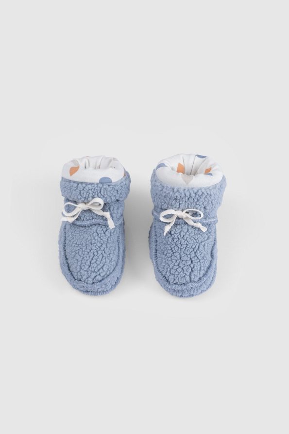 Wellsoft Blue Baby Slippers