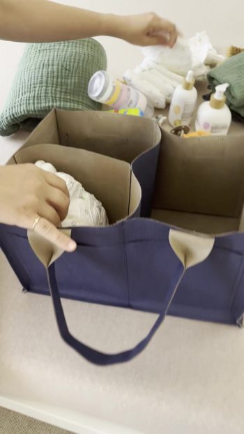 HAMUR Mother Baby Care Bag M - Organizer for Newborn Changing