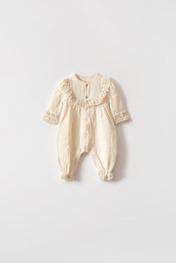 Lace Detail Baby Girl Jumpsuit
