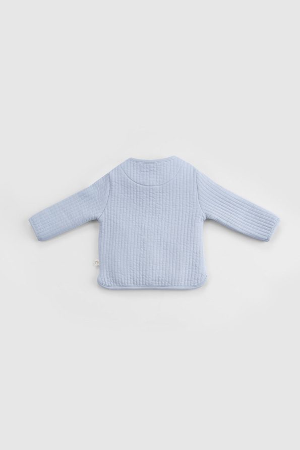 Quilted Blue Baby Set