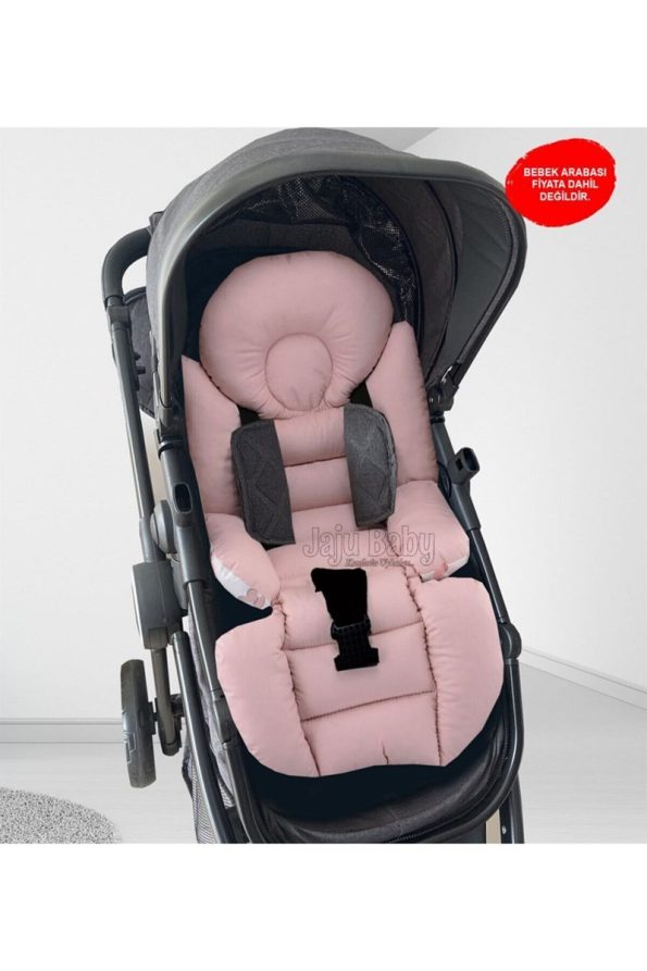 Jaju Baby Pink Butterfly Stroller Cushion