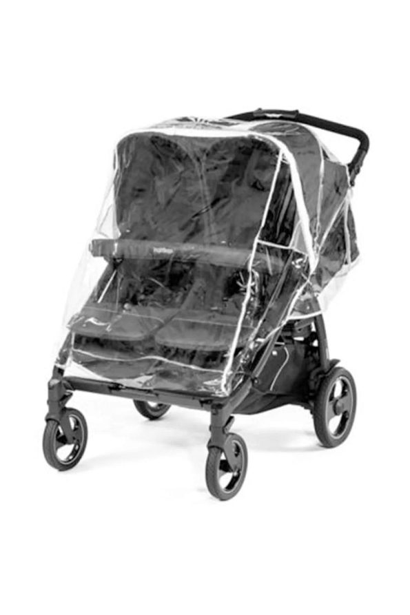 MorBebe Twin Stroller Rain Cover Side-by-Side Model