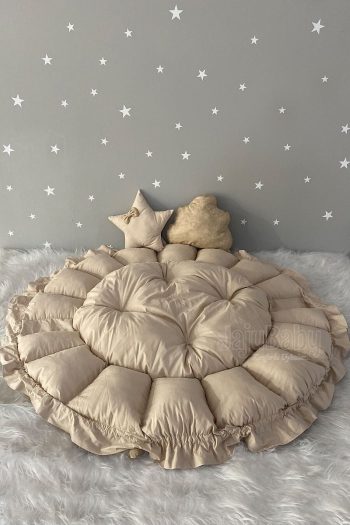 Jaju Baby Nest Cappuccino Play Mat and Crib