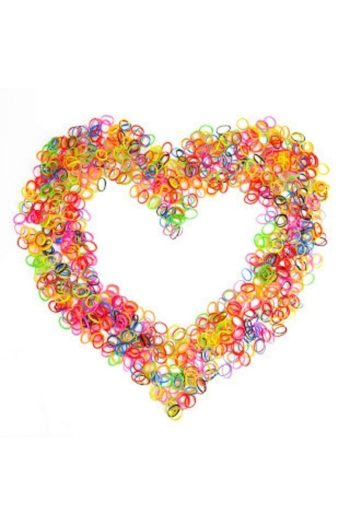 800 Piece Hair Tie Set for Babies and Girls