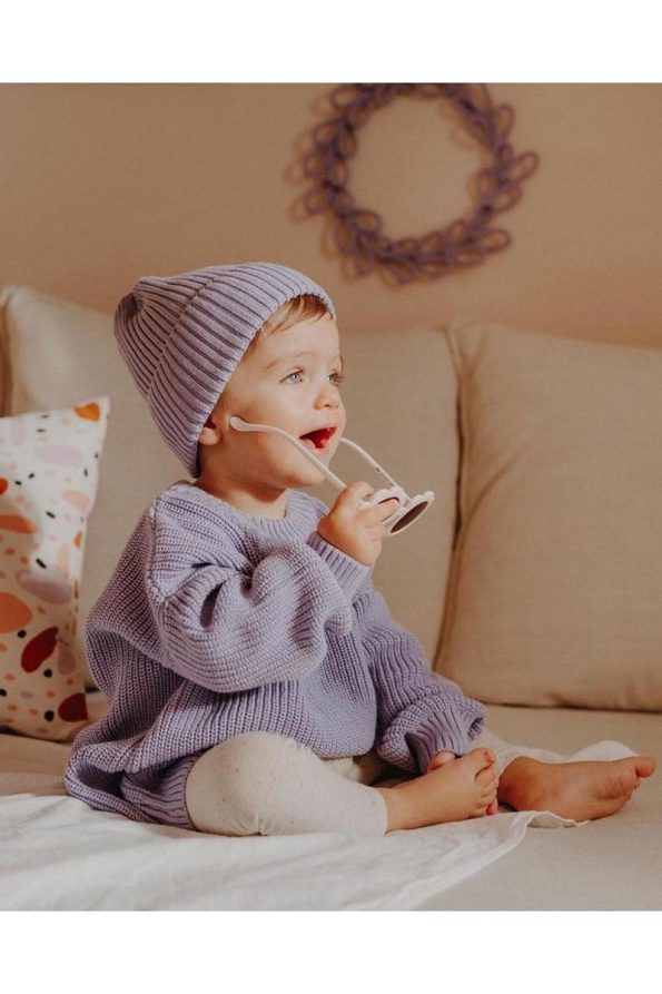 Sparrow Laurel Unisex Baby and Kids Oversized Knit Sweater 6 Months to 5 Years