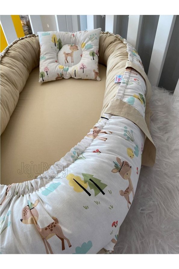 Jaju Baby Luxe Design Fawn Baby Nest 2-Piece Set