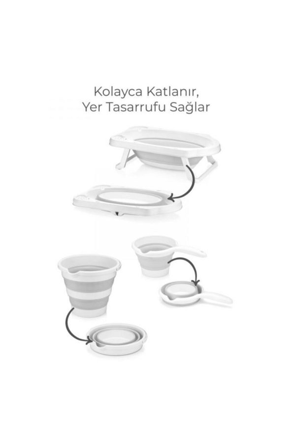 HOBBY LİFE Foldable Baby Bath Set