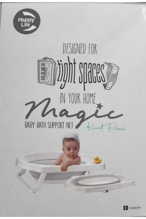 HOBBY LİFE Foldable Bathtub Net for Baby Bathtubs