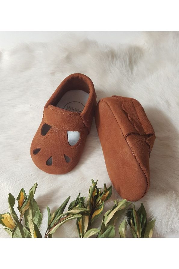Hodore Wizy Tan Genuine Leather Moccasins