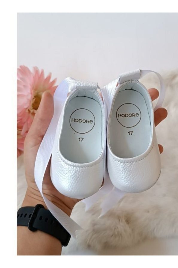 Hodore Fiore Genuine Leather Baby Moccasin Slippers