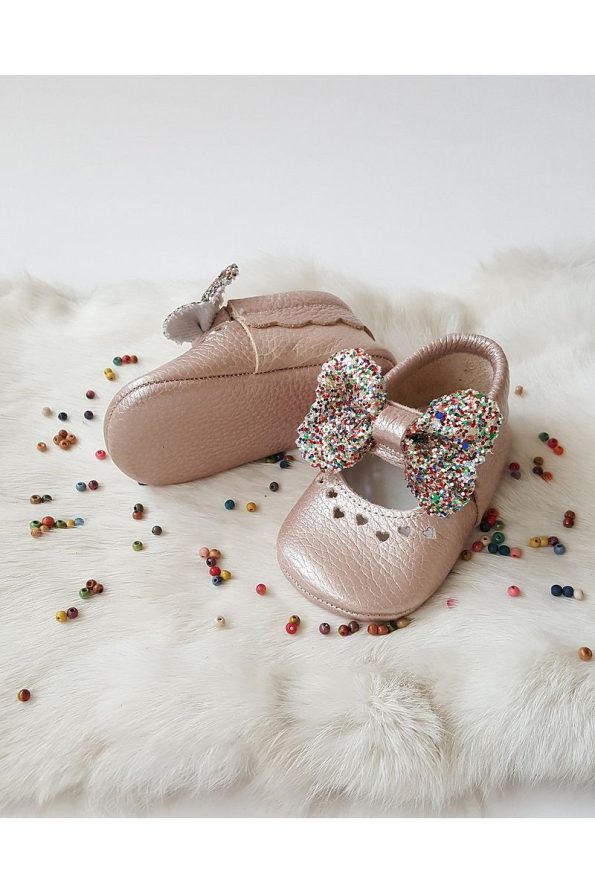 Hodore Alice Genuine Leather Salmon Moccasins