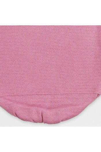 Minora Knitted Rabbit Pattern 2-Piece Cocoon Sleep Set Pink