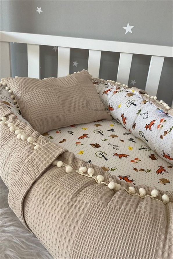 Jaju Baby Fox Design 3-Piece Babynest Set