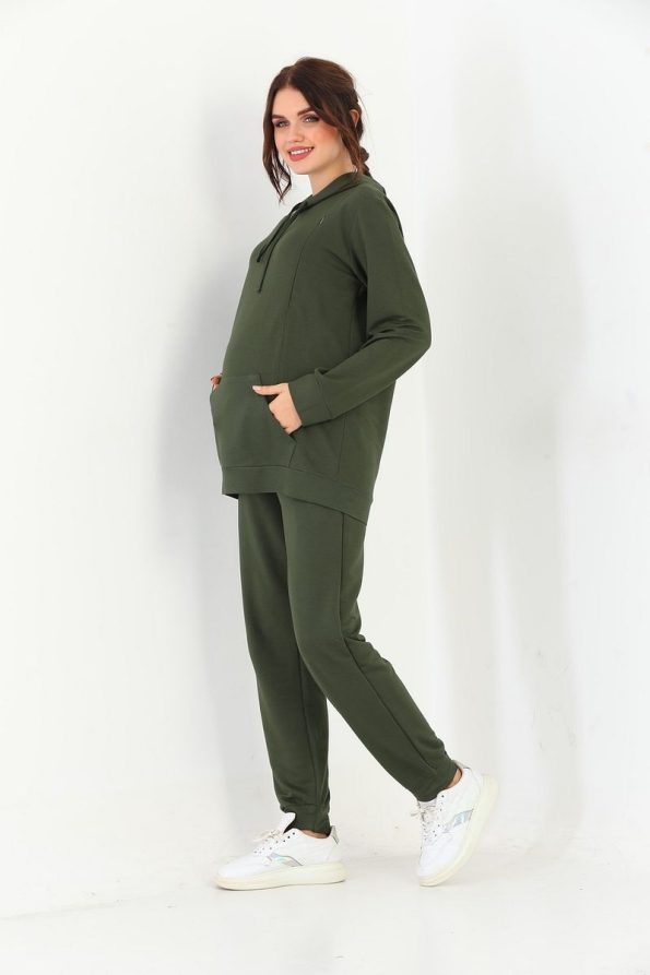 Miss Dünya Lissa Maternity and Nursing Hooded Sweatshirt Set