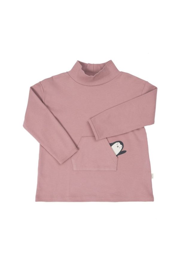 PHOCA Half Fisherman Printed Pocket Organic Kids Sweatshirt