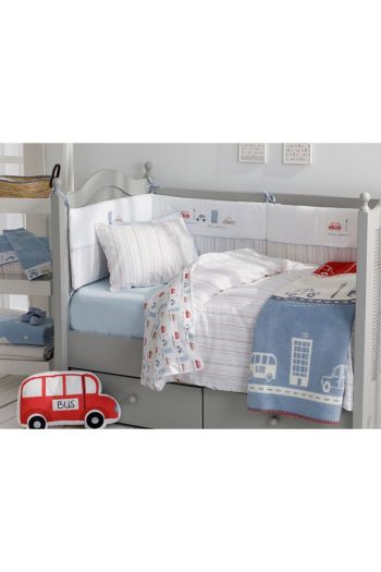 English Home Mini Cars Cotton Baby Bedding Set 100x150 Cm Blue