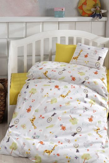 BONJARDİNHOME Digital Printed 3D Cotton Baby Bedding Set