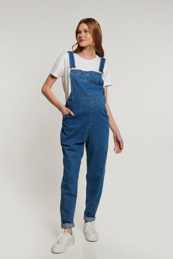Lyn Mama Johana Maternity Denim Overalls