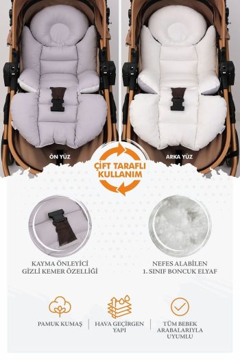 Umaybebek Orthopedic Baby Stroller Cushion with Cotton Fabric