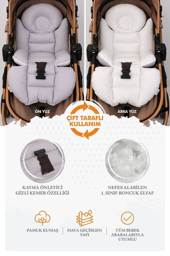 Umaybebek Orthopedic Baby Stroller Cushion with Cotton Fabric
