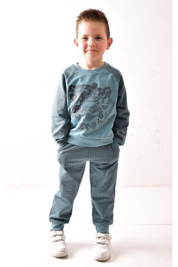 Banadamoda Boys' Embossed Print Tracksuit