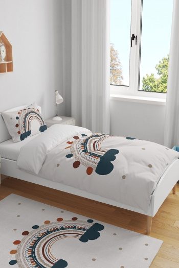 Evpanya Polka Dot Rainbow Pattern Twin Baby Bedding Set