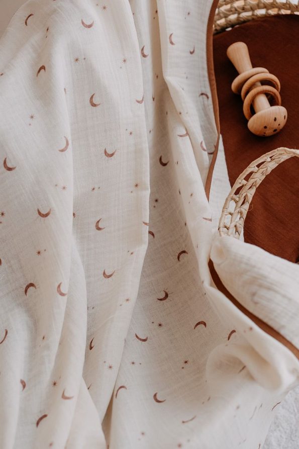 TBA COLLECTION Muslin Blanket | Boho Moons