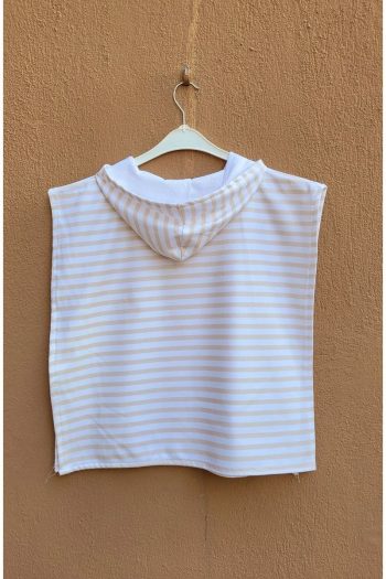 Soft Bamboo Hooded Beach Towel Poncho for Kids