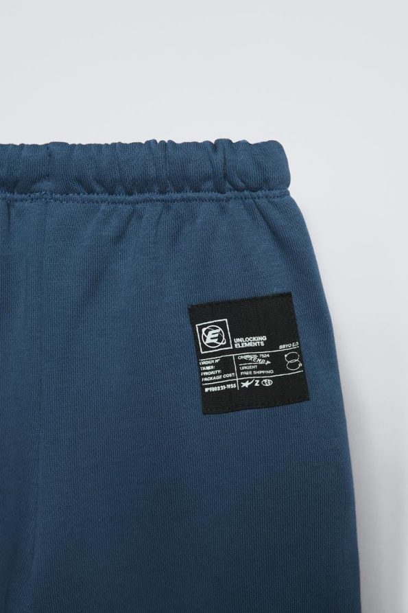 Boys' Cotton Navy 'Dare to Explore' Sweatshirt and Jogger Set - Hooded