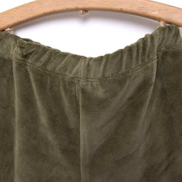 Boys' Two-Piece Corduroy Pants with Socks - Green